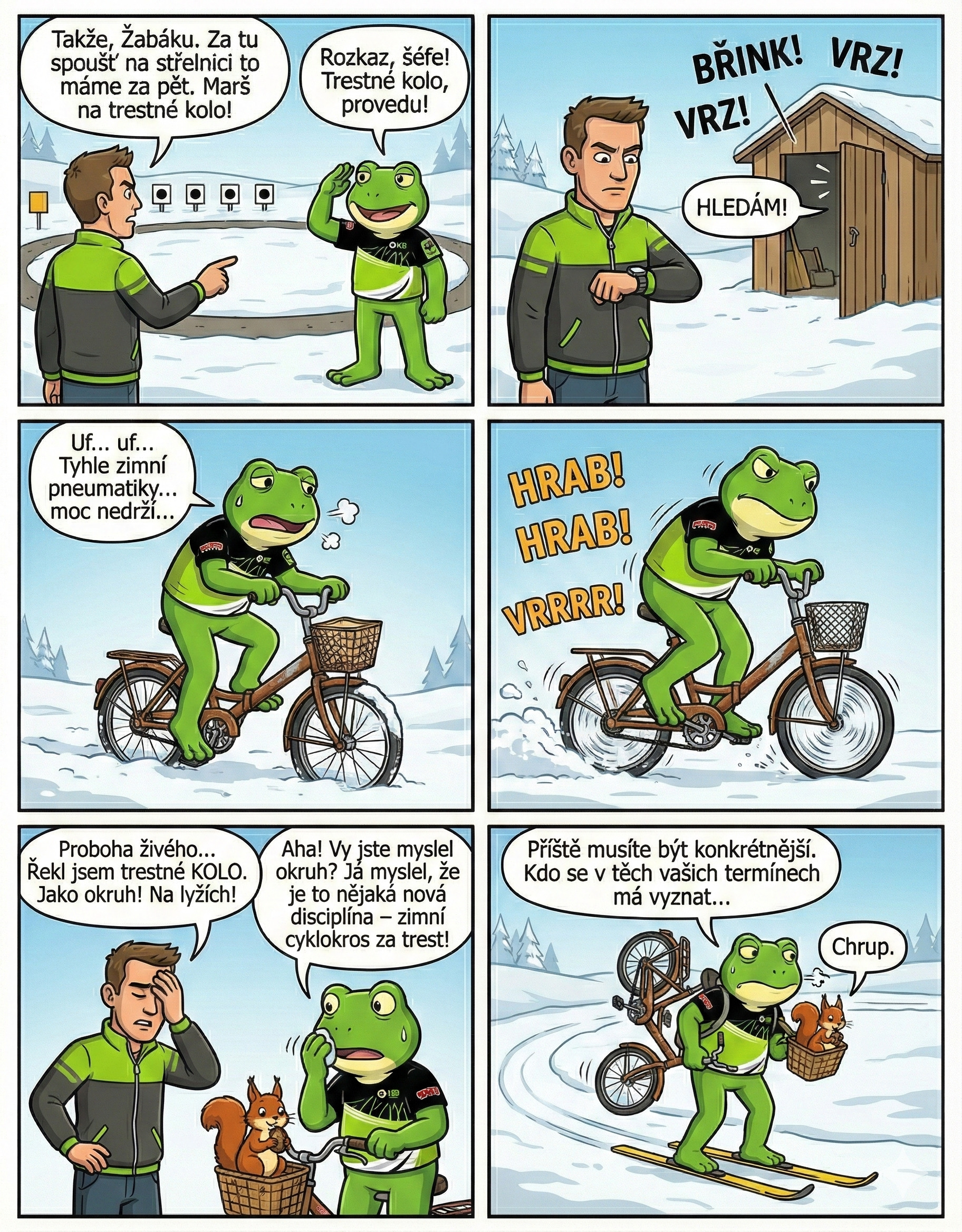 Komiks Trestné kolo